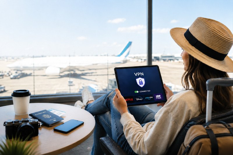 Travelers depend on VPNs for streaming access
