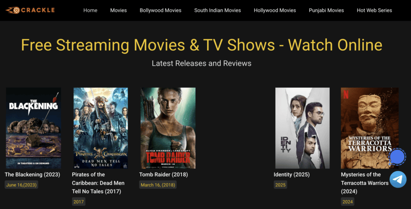 Crackle movies