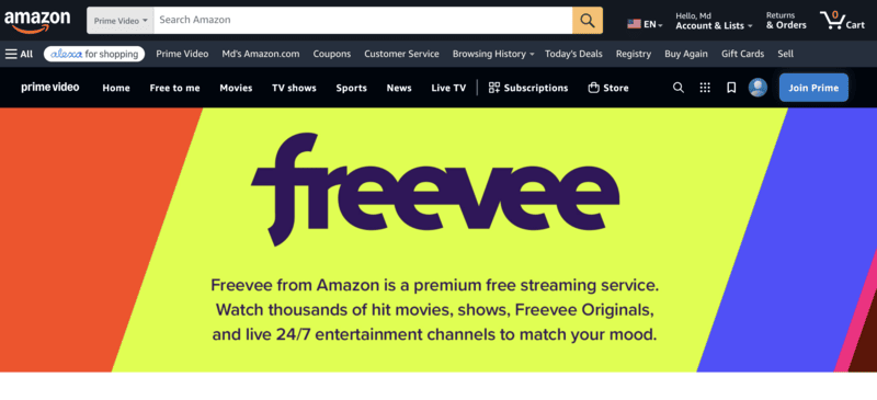 Free Version of Amazon Prime Video