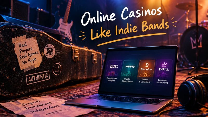 Online Casinos That Feel Like Indie Bands